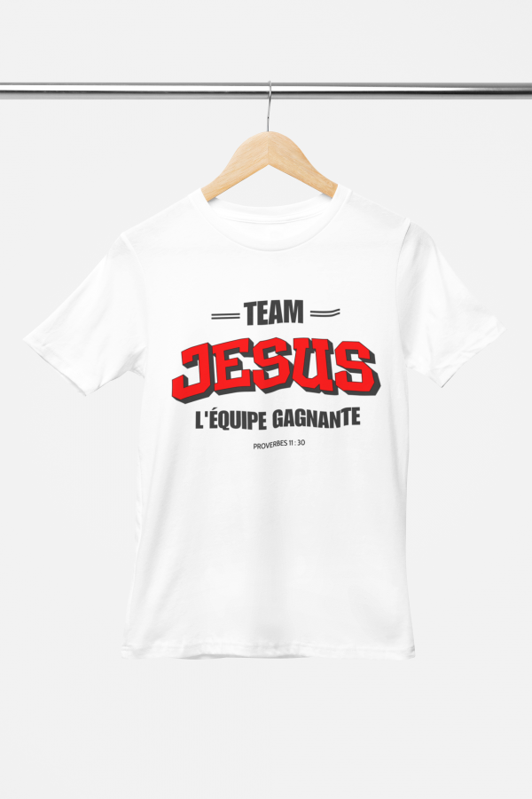 T-shirt chrétien "Team Jesus" | Édition Sportive